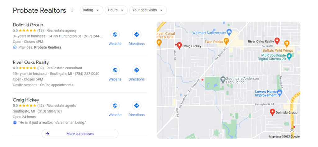 Probate Realtor Google Search Results