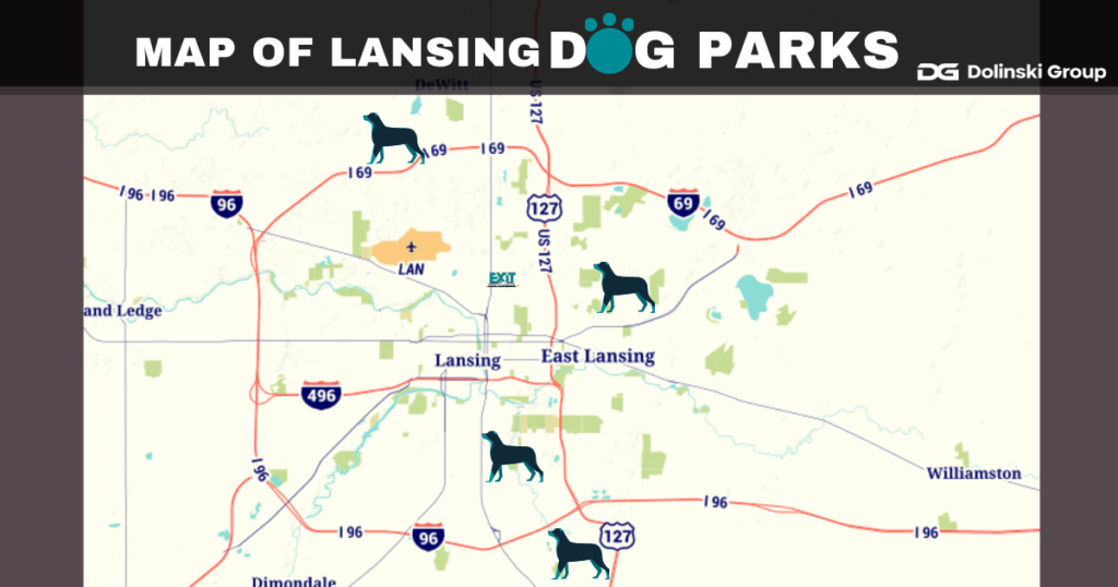 Lansing Dog Park Map