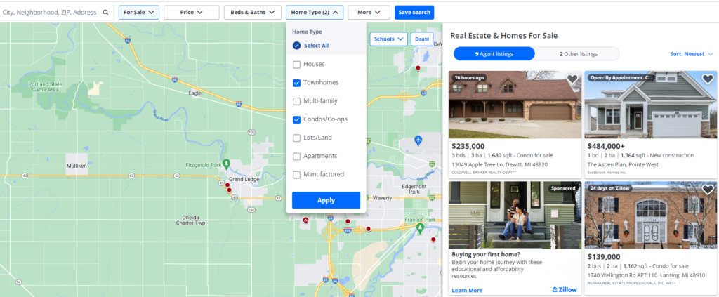 Search Zillow For Condos