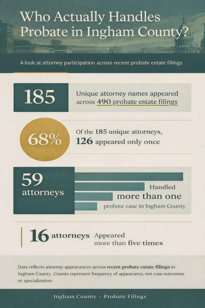 Ingham County Probate Attorney Data 2025