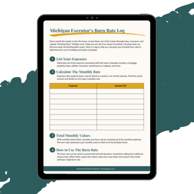 Michigan Probate Burn Rate Calculator